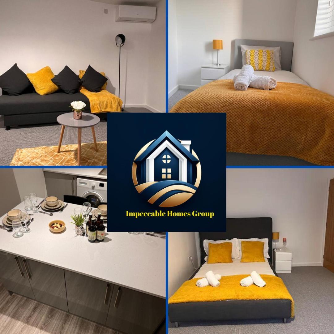 Ferienwohnung Superb Modern Flat In Northampton, Parking &Ev Exterior foto